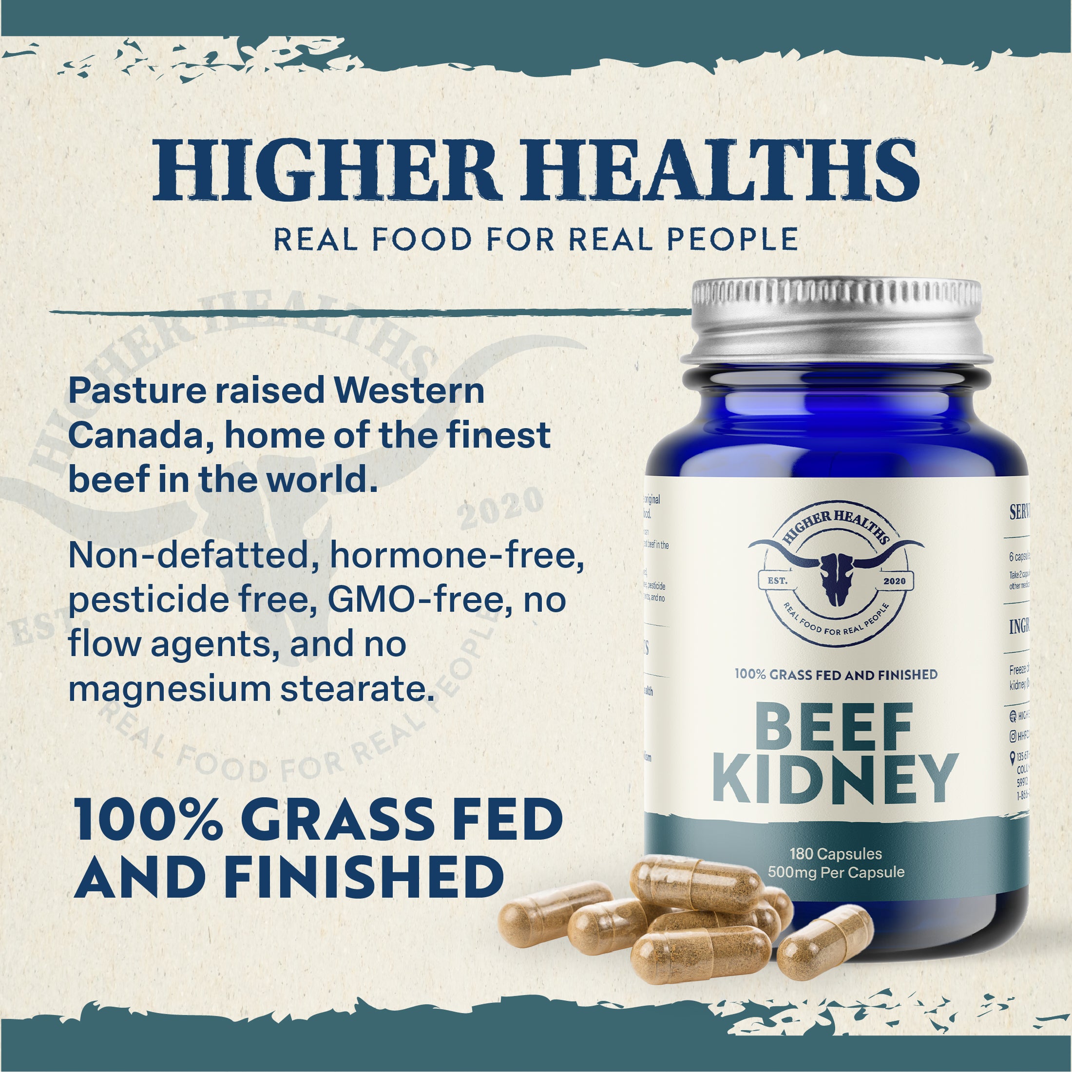 SUBSCRIBE & SAVE! Beef Kidney - Immune Maker