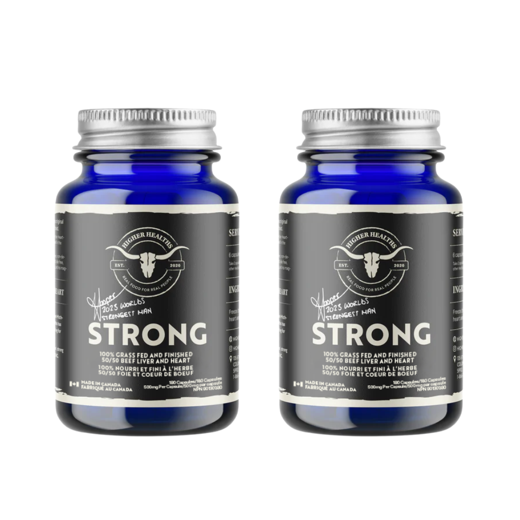 2 Pack - STRONG - 50% Beef Liver, 50% Beef Heart