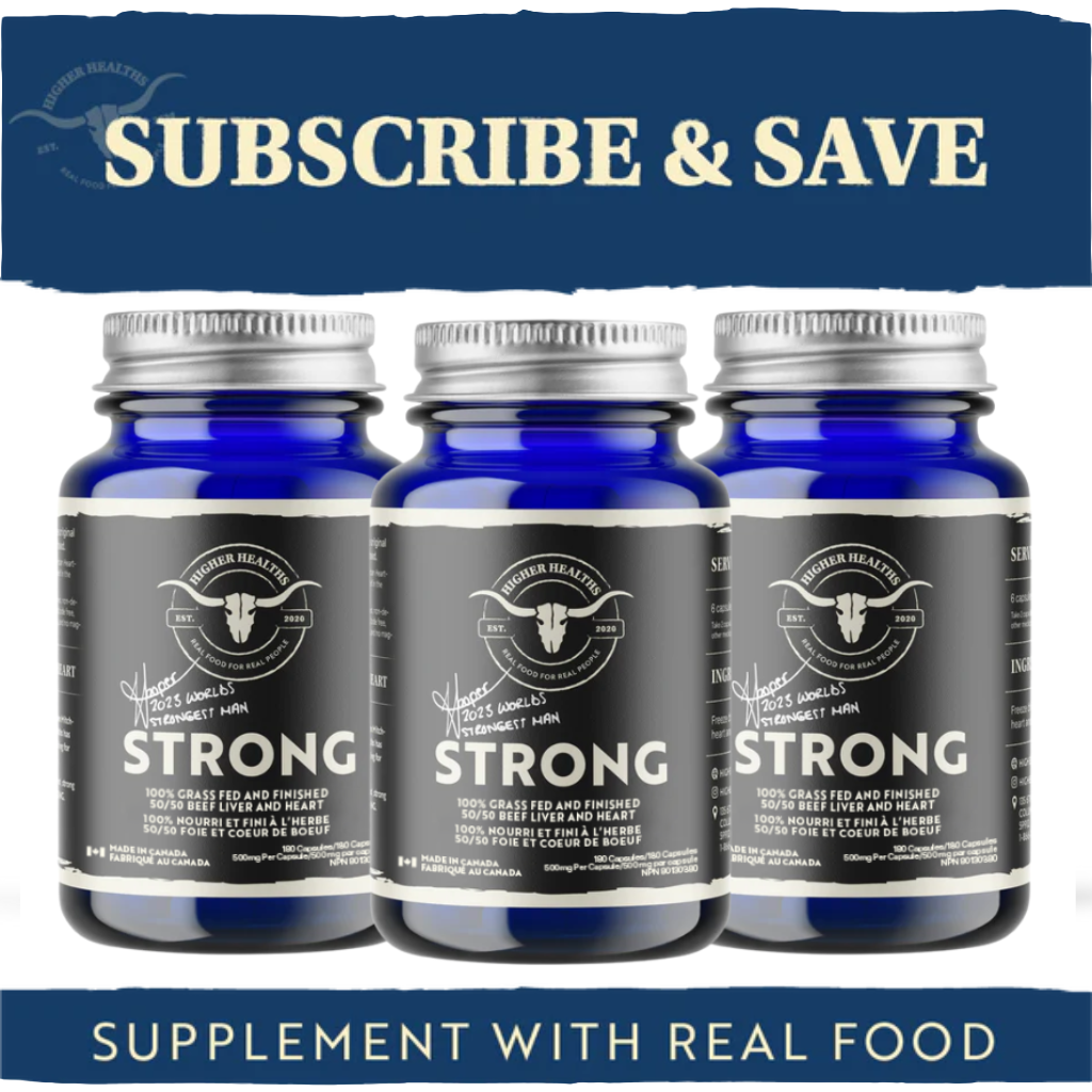 SUBSCRIBE & SAVE! STRONG - 50% Beef Liver, 50% Beef Heart